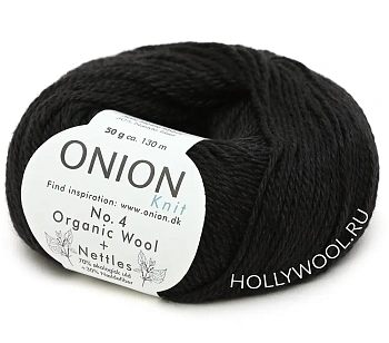 Onion Organic Wool+Nettles №4 (821/Черный) Onion Organic Wool+Nettles №4 (821/Черный)