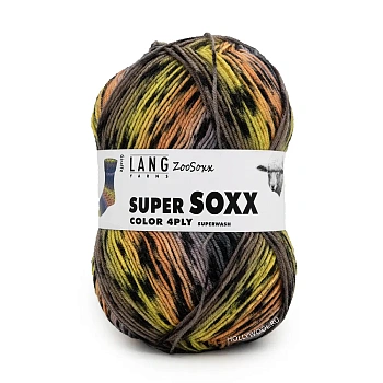 Lang Yarns Super Soxx Color 4ply (428/Жираф)