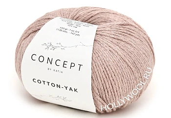 Katia Concept Cotton-Yak (108/Розовый мел)