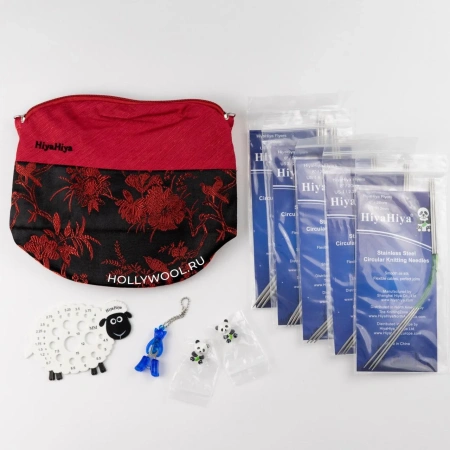 Набор гибких носочных спиц Steel Flyer Set HiyaHiya