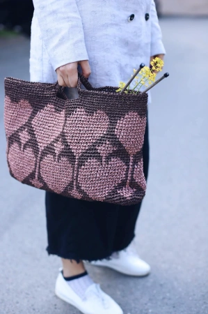 Описание Сумка из рафии - купить на Hollywool.ru