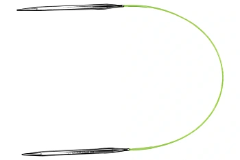 40 см 1.50 мм круговые спицы Steel HiyaHiya 40 см 1.50 мм круговые спицы Steel HiyaHiya