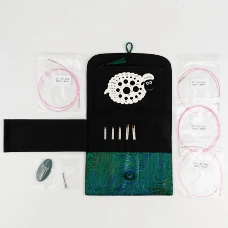 Набор ультратонких съемных спиц 13 см (Sock) HiyaHiya - купить на Hollywool.ru