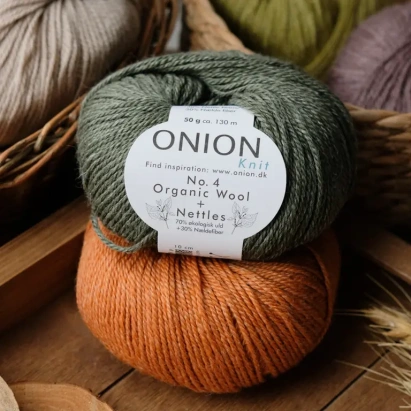 Пряжа Onion Organic Wool+Nettles №4 - купить на Hollywool.ru