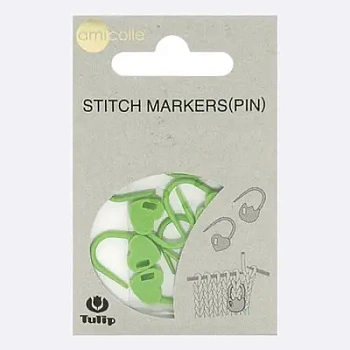 Маркер для вязания Сердце (Зеленый) Tulip