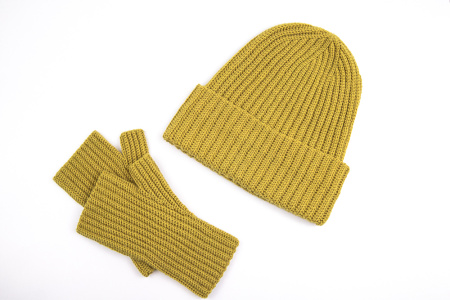 Шапка + митенки Anina - купить на Hollywool.ru