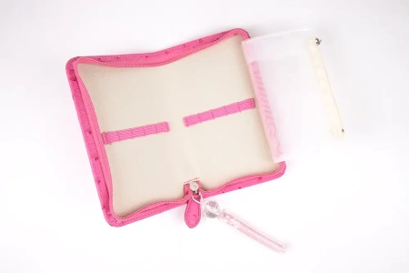 Пенал для крючков с кисточкой (Розовый) Tulip - купить на Hollywool.ru