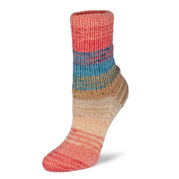 Rellana Flotte Socke 4f. Bambus Merino Emotion (1545/Предрассветное утро)