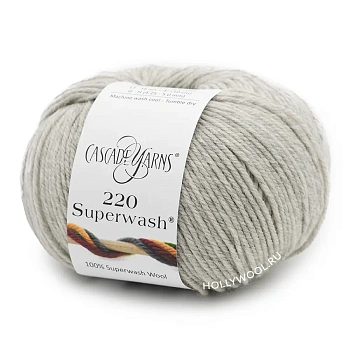 Cascade 220 Superwash (359/Жемчужно-серый) Cascade 220 Superwash (359/Жемчужно-серый)