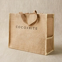 Проектная сумка из джута Cocoknits